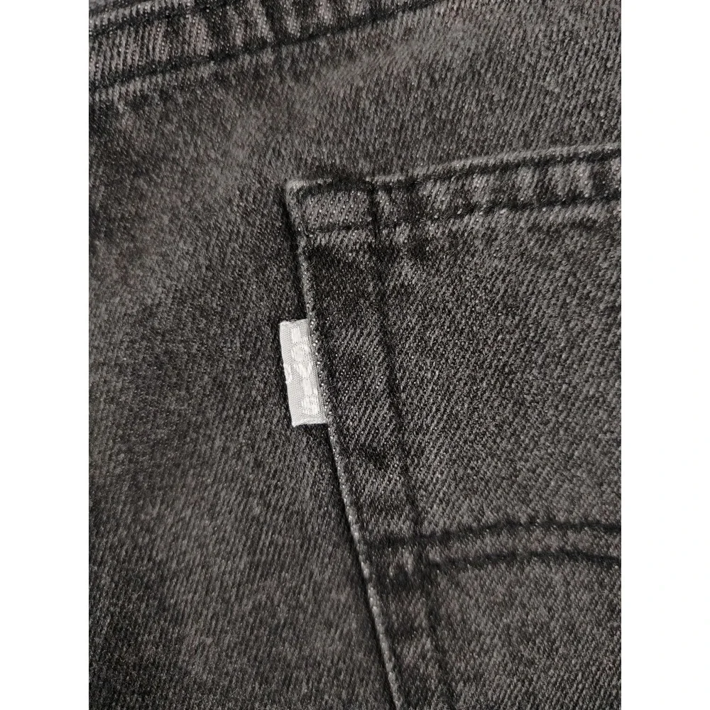 Levis SilverTab Stay Loose Jeans Youth 18 Gray Wide Leg Denim Adjustable Waist